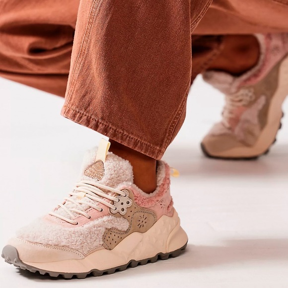 Free people teddy shearling sneakers - flower mountain - Picture 3 of 3